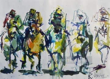 Sport Painting - yxr002eD impressionism sport horse racing